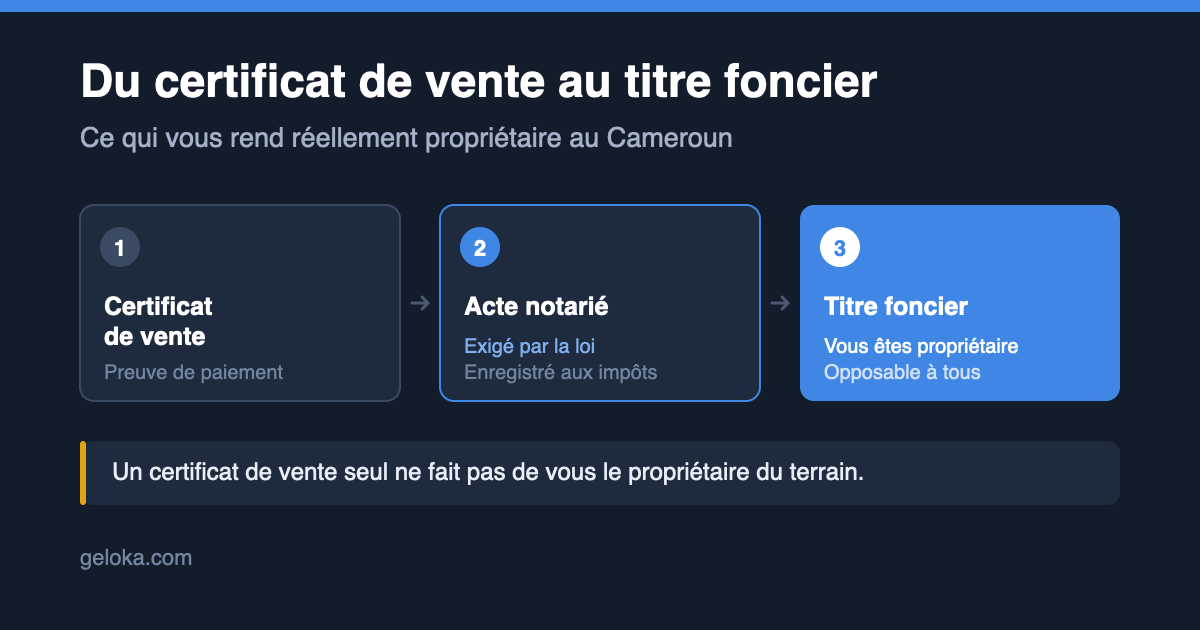 Certificat de vente de terrain au Cameroun : ce qu'il vaut vraiment's cover